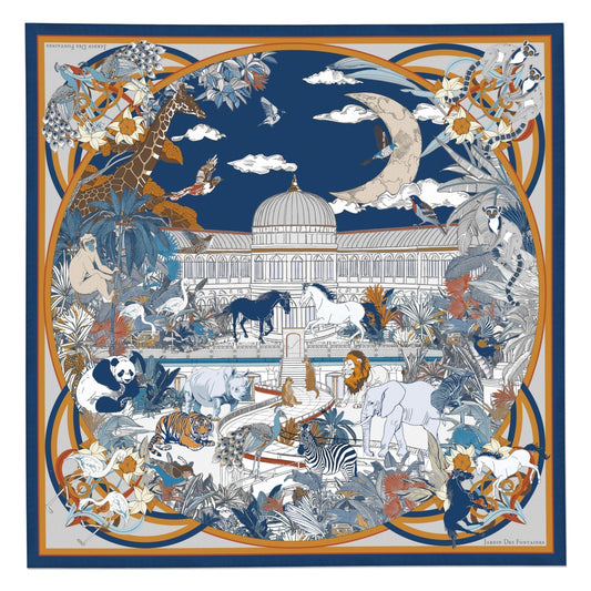 Enchanting Blue Voyage - A Deep Dive into the Design Elements of JARDIN DES FONTAINES