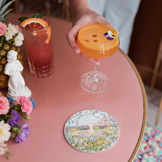 Venus Garden of Love Ceramic Coaster