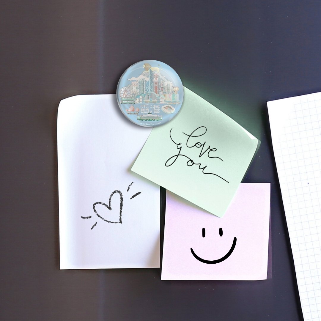 Lion Rock Crystal Fridge Magnet