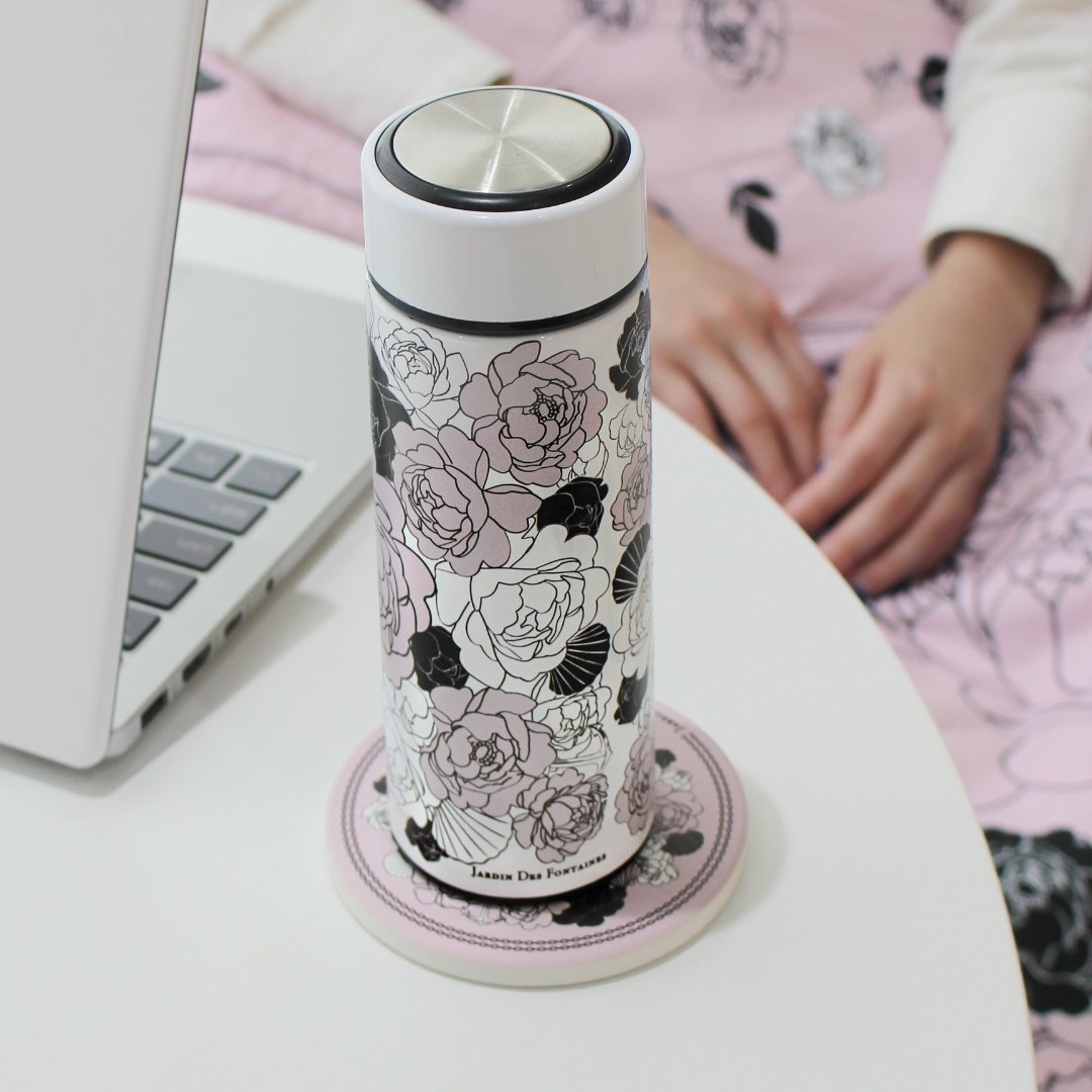 Classy and Fabulous Peony Vacuum Bottle (360ml)