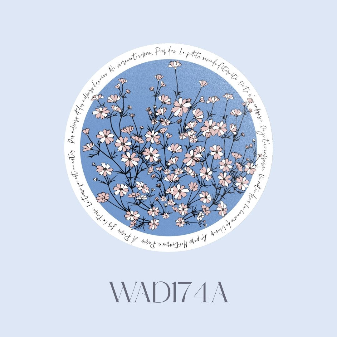Wild Blue Yonder De Cerisier Ceramic Coaster