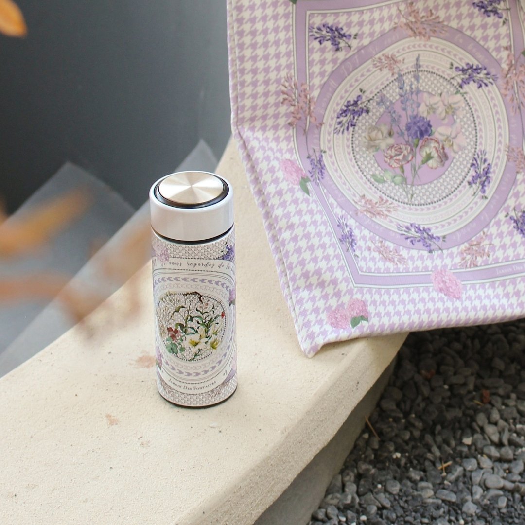 紫色秘密花園繡球花保溫杯(360ml)