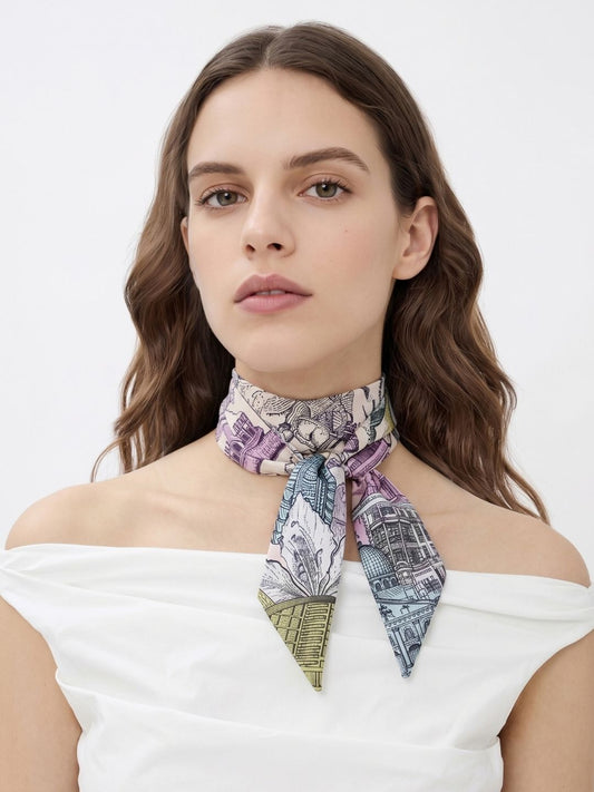City Tales Sustainable Twilly Scarf (105cm)