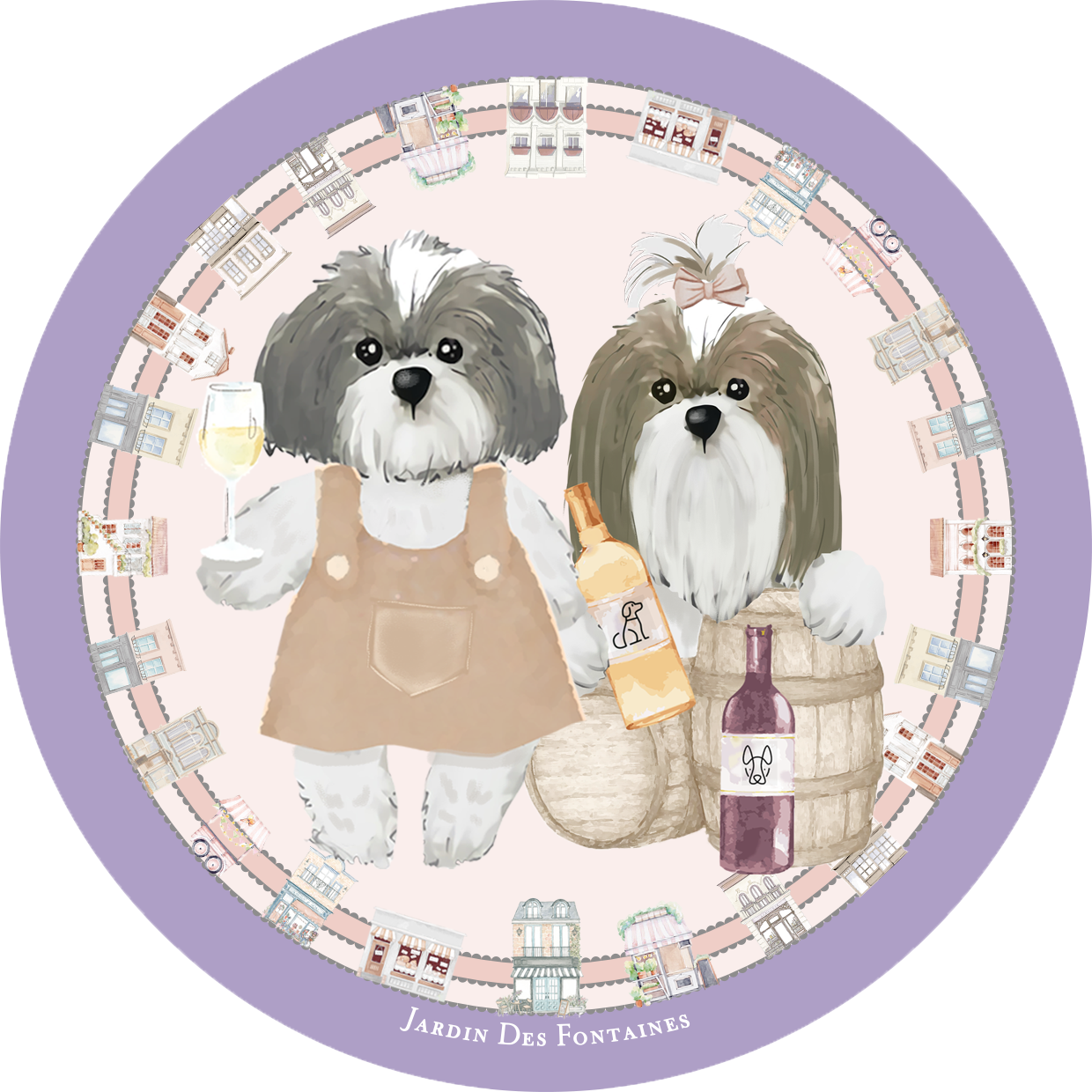 Oh My Dog Ceramic Coaster
