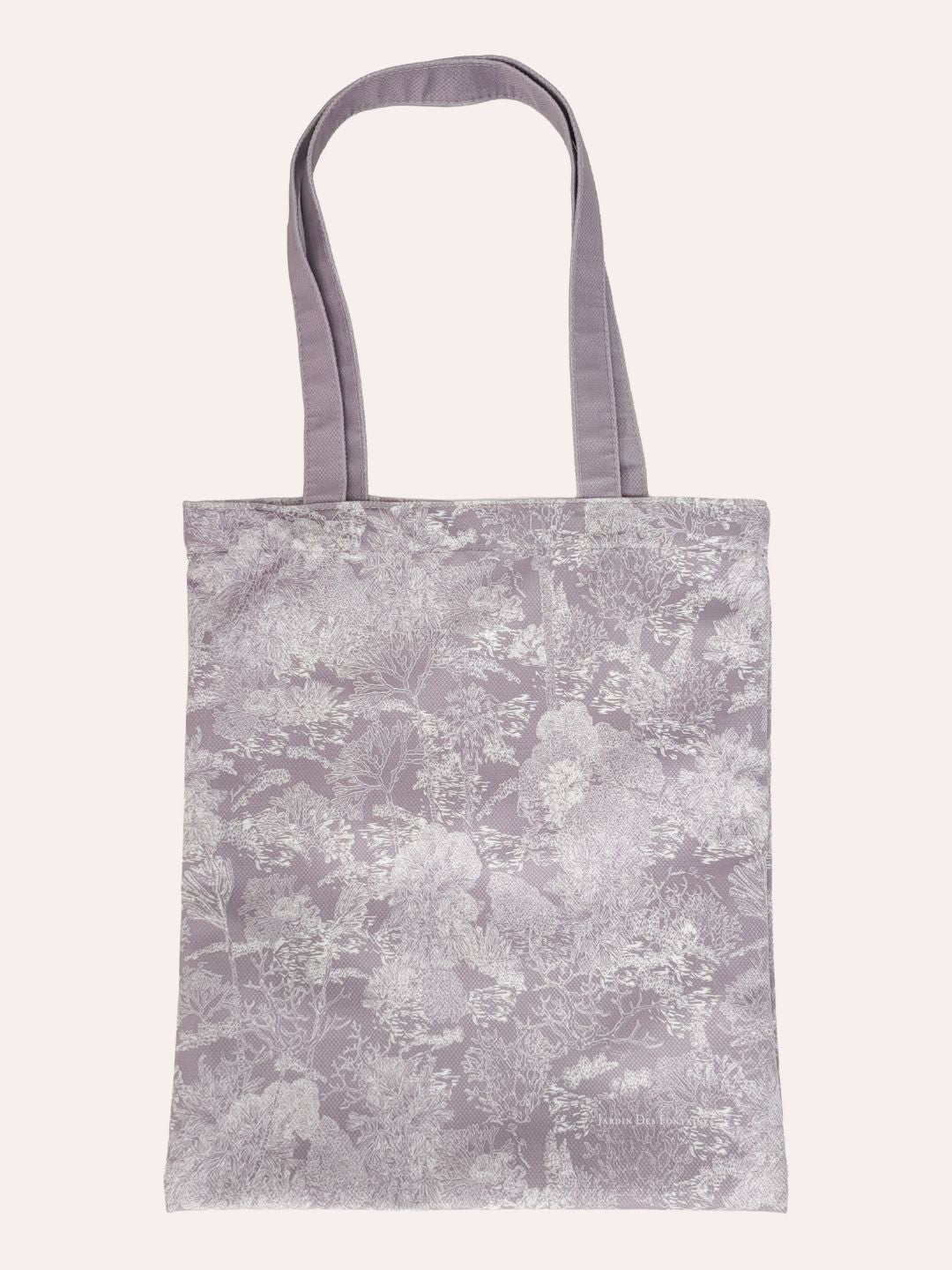 Toile De Jouy Pinkish Gray Tote Bag