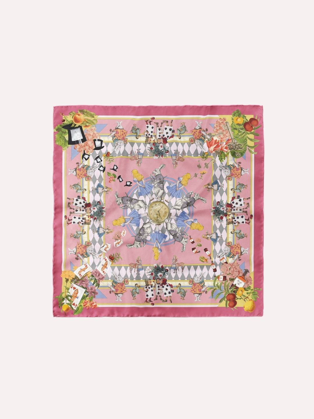 Wonderful Adventure Dream Pink Tuo Watch Silky Scarf (45cm)