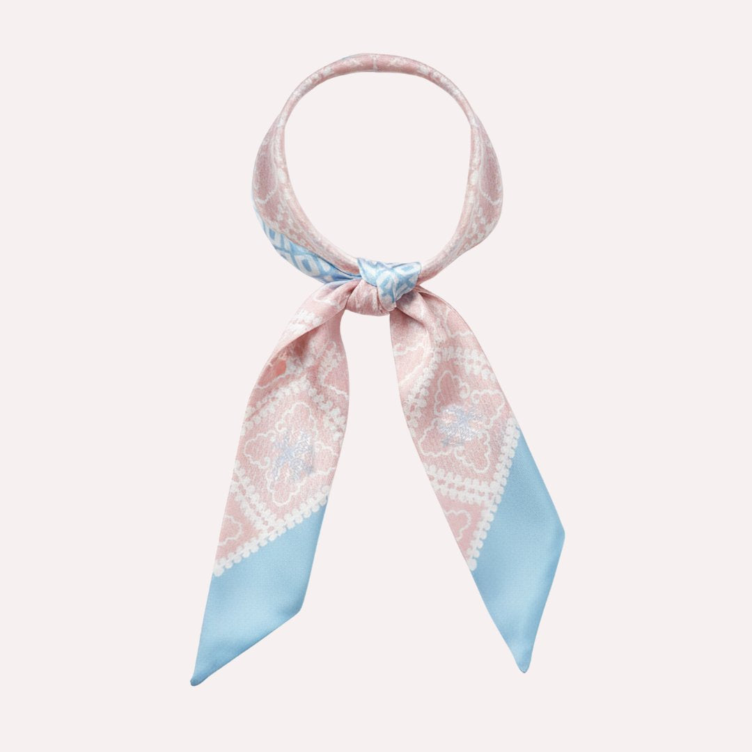 Boho Paisley Chic Samarkand Twilly Silky Scarf (85cm)