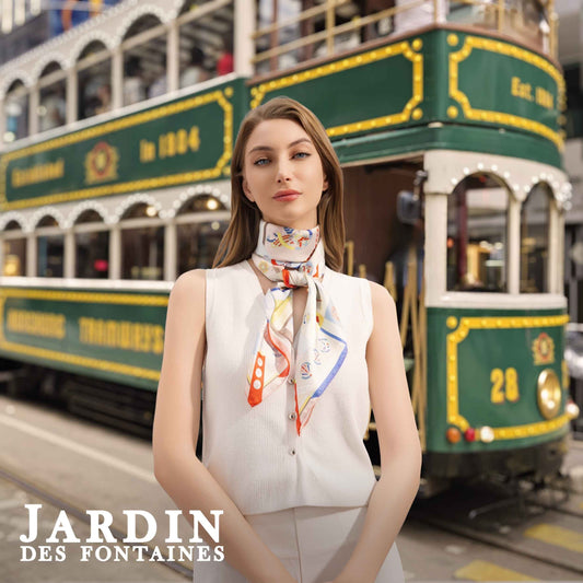 Golden Years Silky Scarf (90cm)