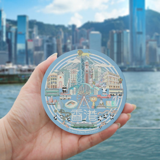 Lion Rock Ceramic Coaster