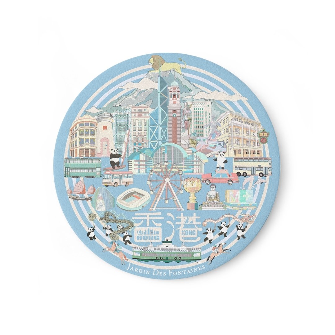 Lion Rock Ceramic Coaster