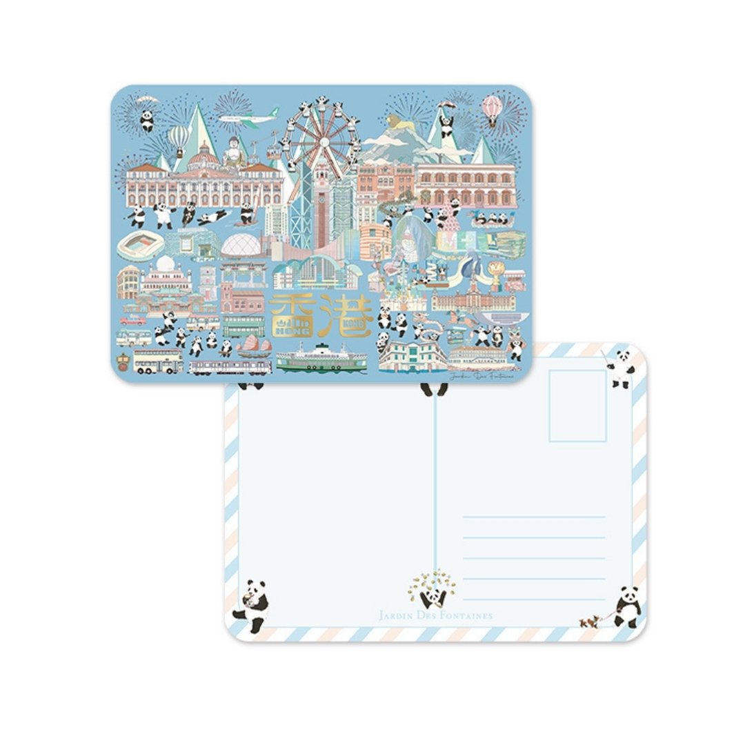 Lion Rock Hot Stamping Postcard