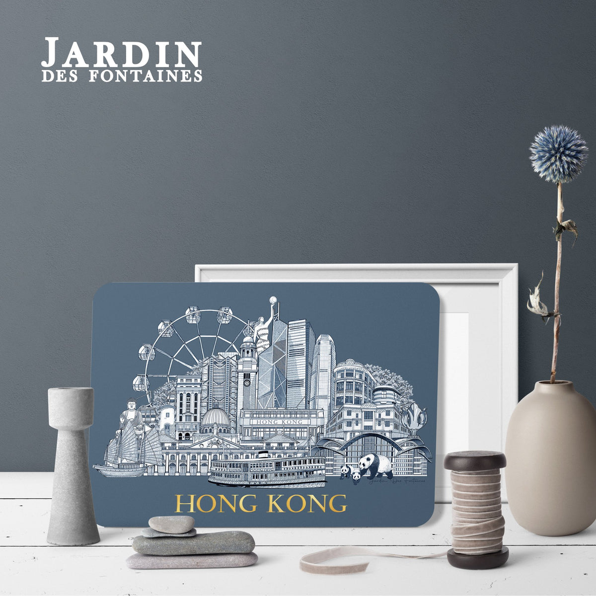 City Tales Hot Stamping Postcard