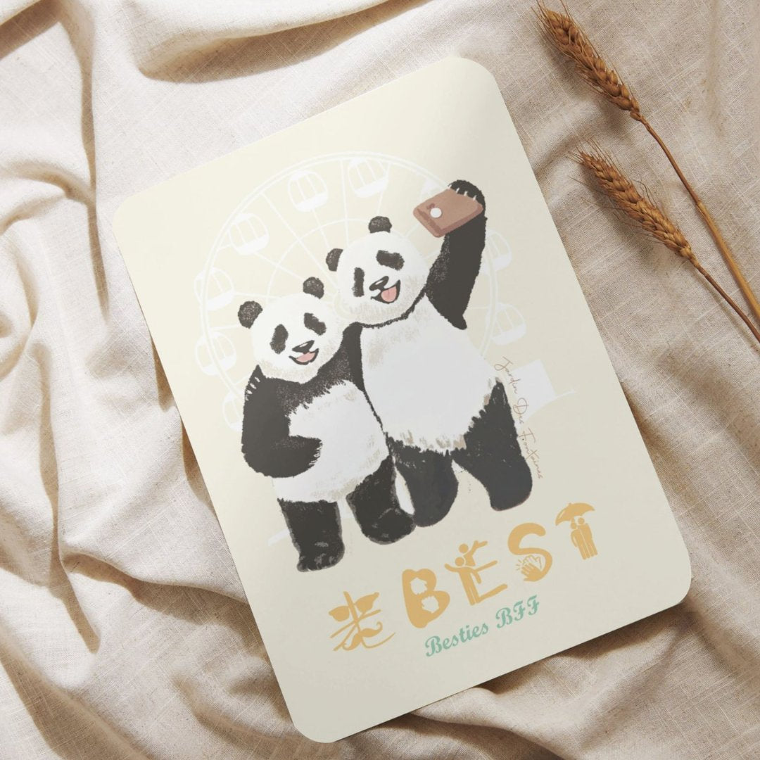 Besties BFF Postcard