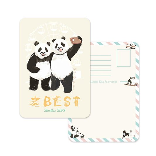 Besties BFF Postcard