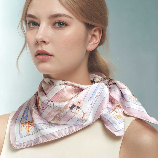 Oh My Dog Piazza Doggie Silky Scarf (60cm)