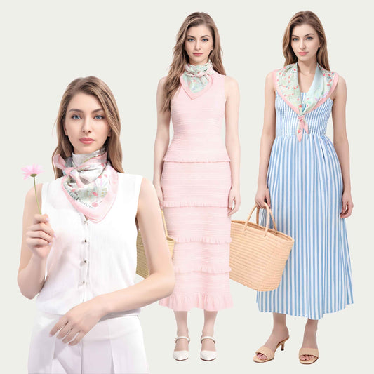 Venus Garden of Love Greenhouse Silky Scarf (70cm)