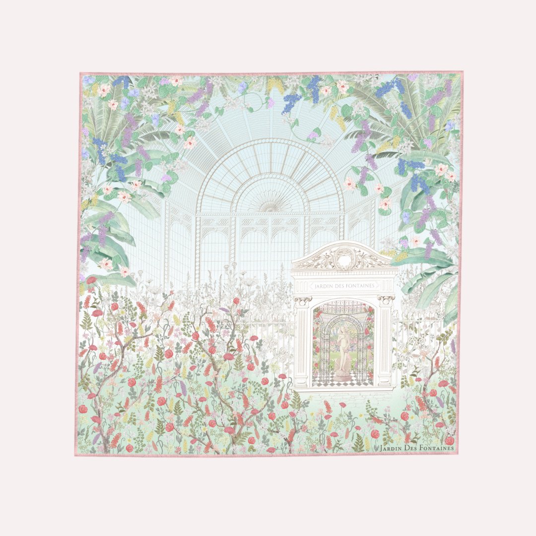 Venus Garden of Love Greenhouse Silky Scarf (60cm)