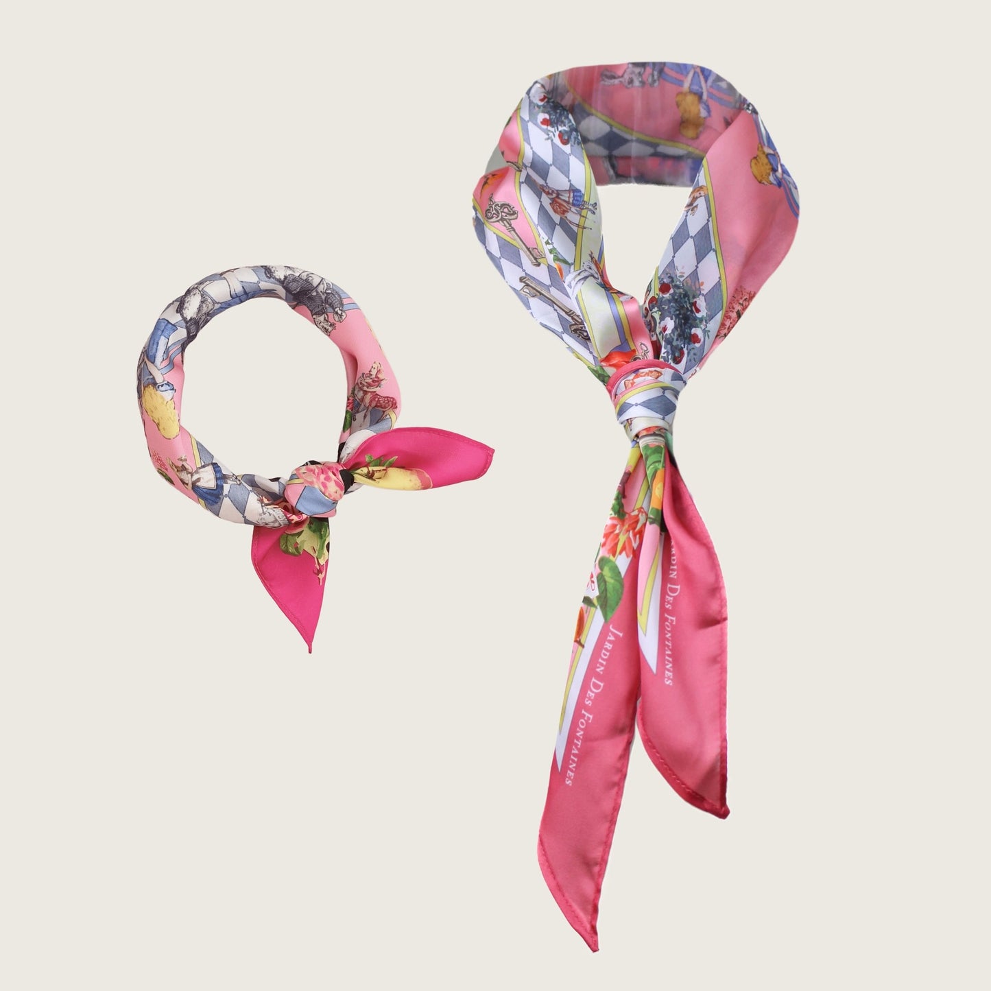 Twinning Outfits | Wonderful Adventure Dream Pink Tuo Watch Silky Scarf