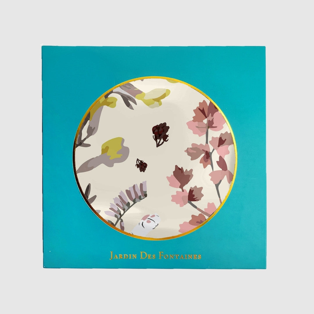 Yogis Cat and Flower Yellow Field Silky Scarf (90cm)