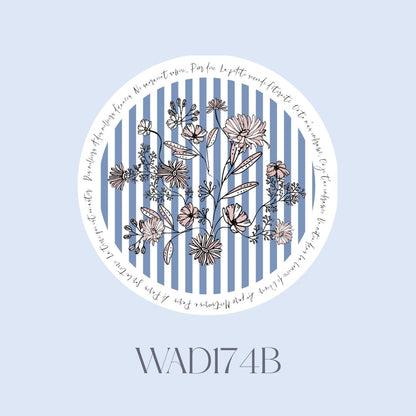 Wild Blue Yonder De Cerisier Ceramic Coaster