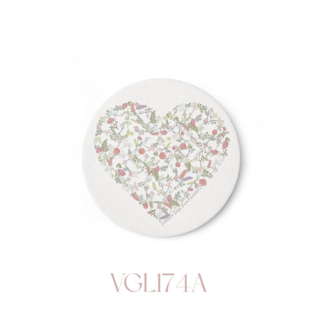 Venus Garden of Love Ceramic Coaster