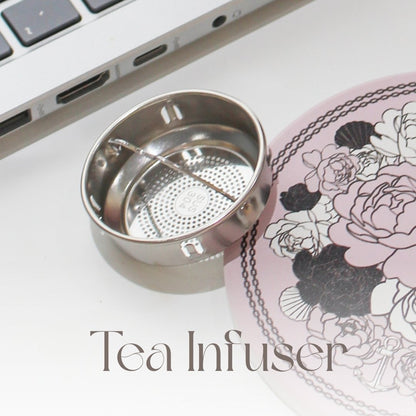 Yogis Cat and Flower Cat Crown Vacuum Bottle (500ml)