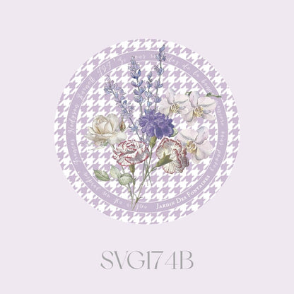 Secret Violet Garden Ceramic Coaster