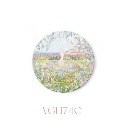 Venus Garden of Love Ceramic Coaster