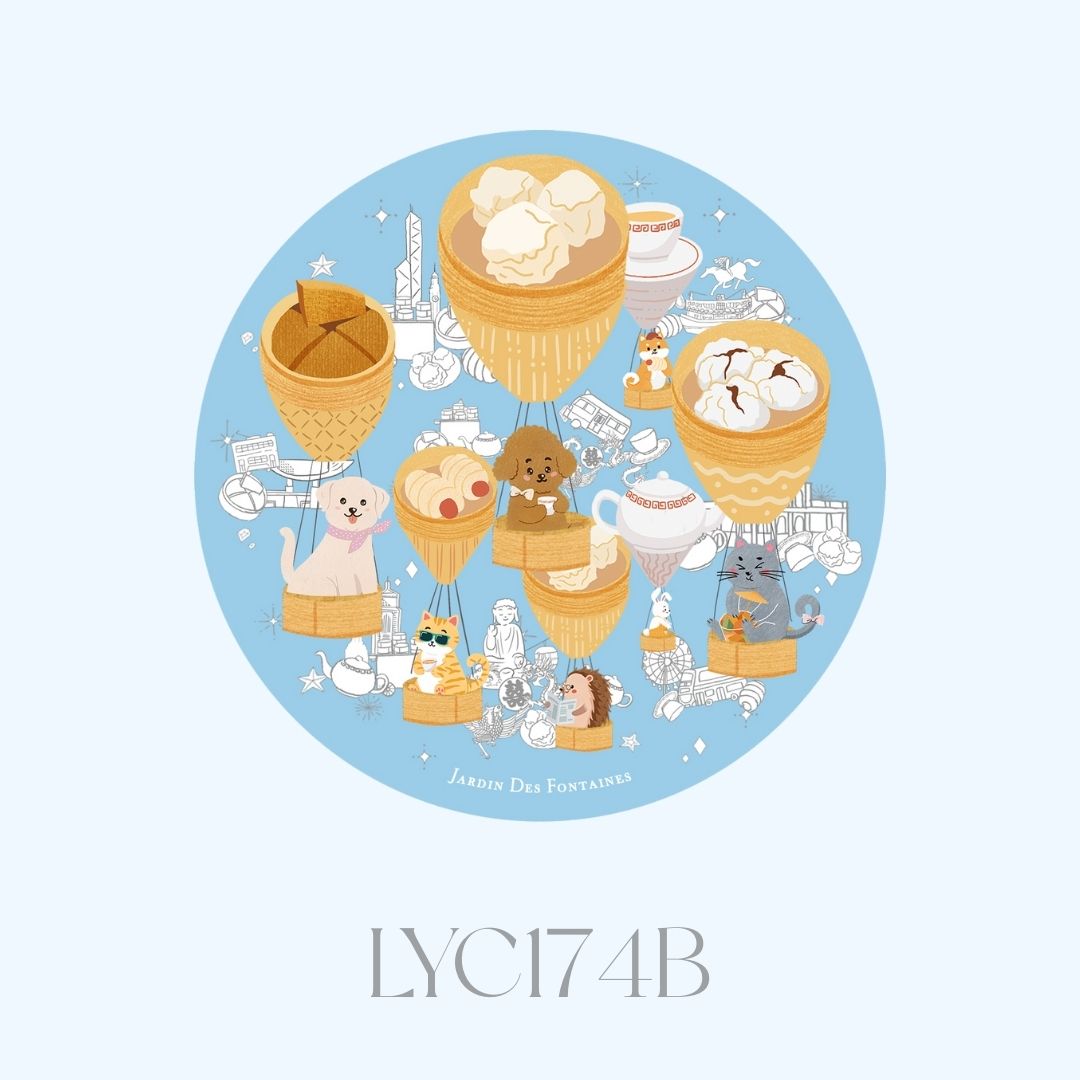 Let's Yum Cha Ceramic Coaster