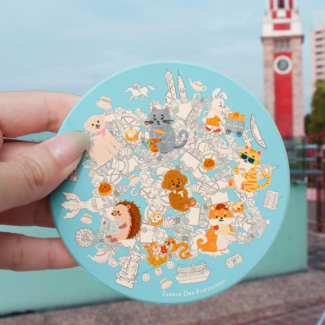 Let's Yum Cha Ceramic Coaster