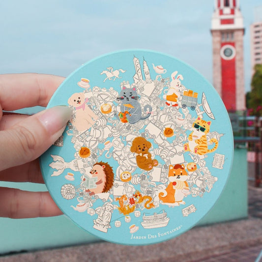 Let's Yum Cha Ceramic Coaster