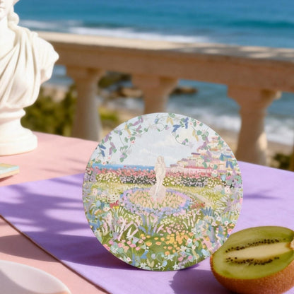 Venus Garden of Love Ceramic Coaster