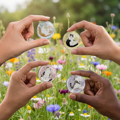 Cat Crystal Fridge Magnet