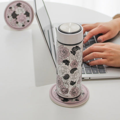 Classy and Fabulous Peony Vacuum Bottle (360ml)