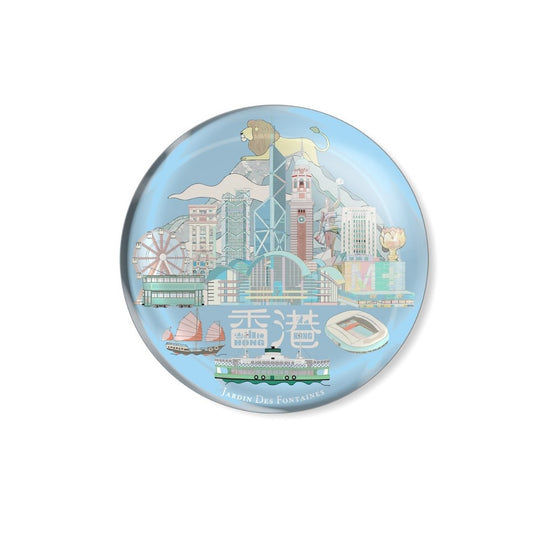 Lion Rock Crystal Fridge Magnet