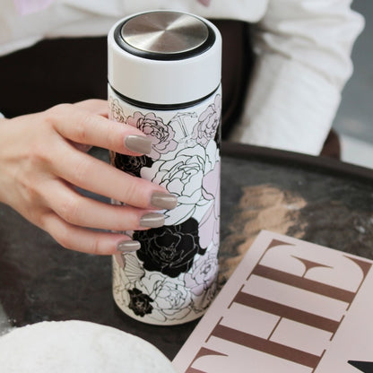 Classy and Fabulous Peony Vacuum Bottle (360ml)