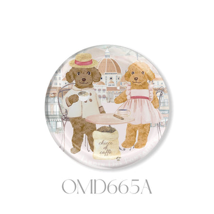 Oh My Dog Crystal Fridge Magnet