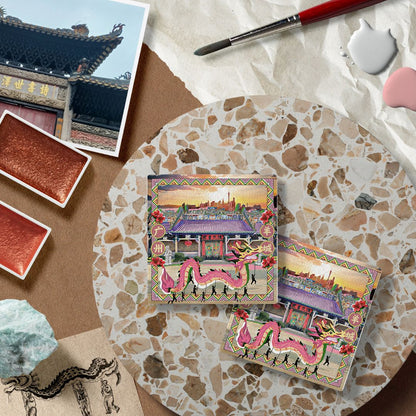 JDF X Guangzhou Bookstore Ceramic Fridge Magnet