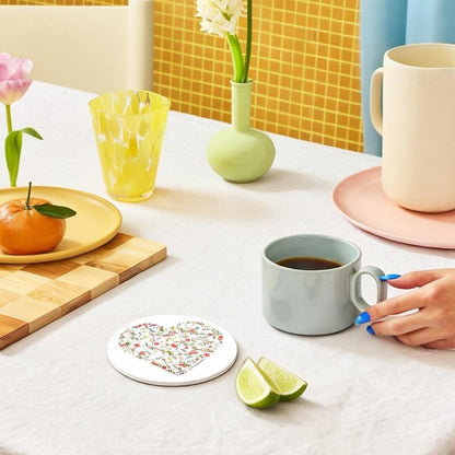 Venus Garden of Love Ceramic Coaster