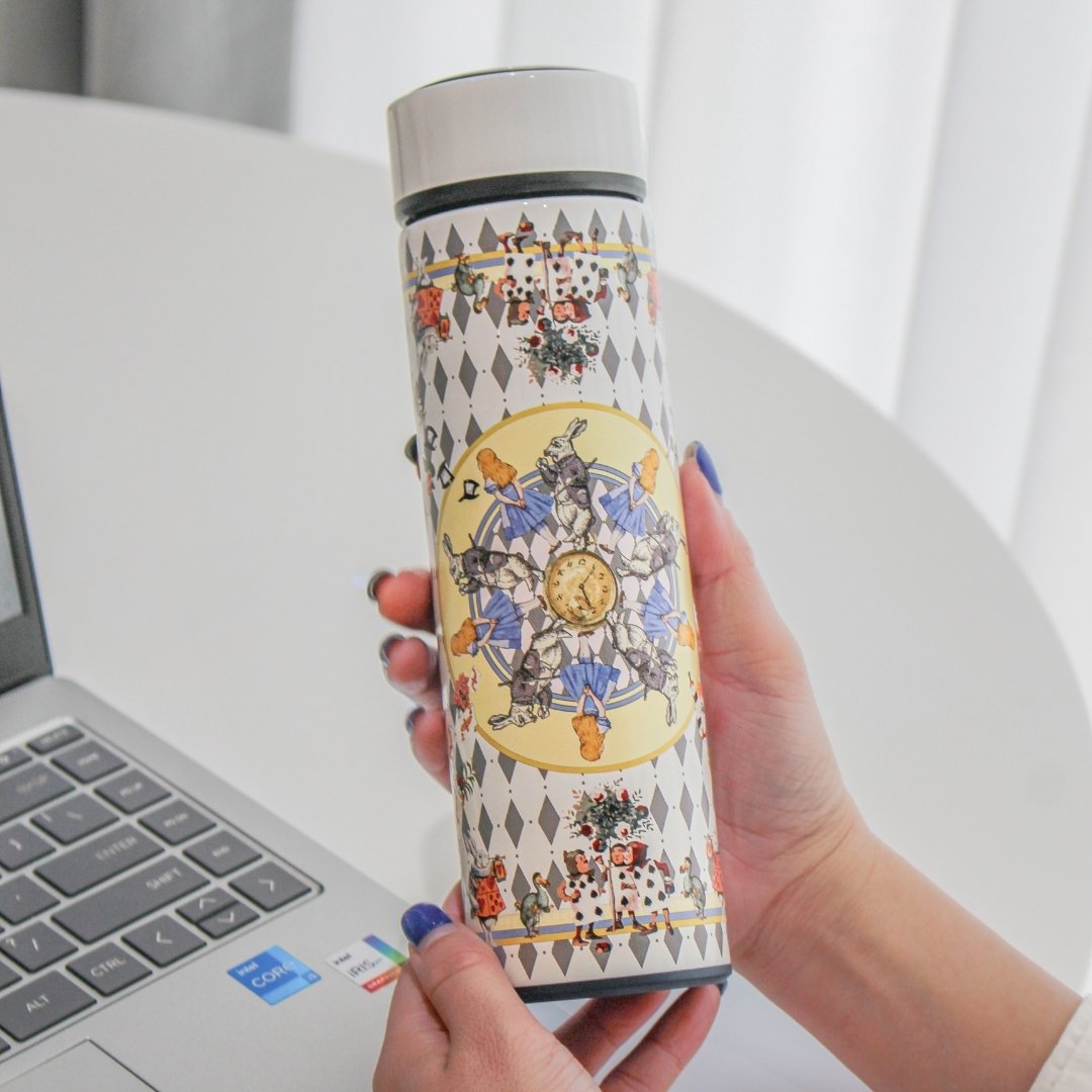 Wonderful Adventure Dream Blue Argyle Vacuum Bottle (500ml)