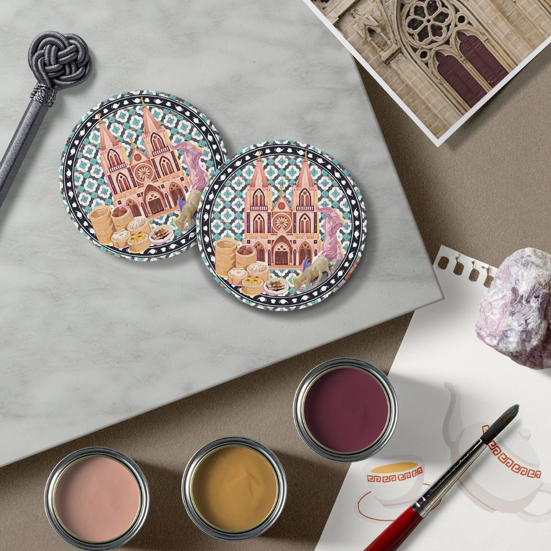 JDF X Guangzhou Bookstore Ceramic Fridge Magnet