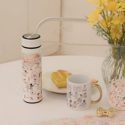 Oh My Dog Florence & Dogs Vacuum Bottle (500ml)