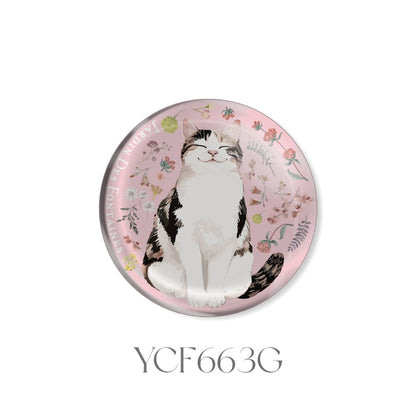 Cat Crystal Fridge Magnet