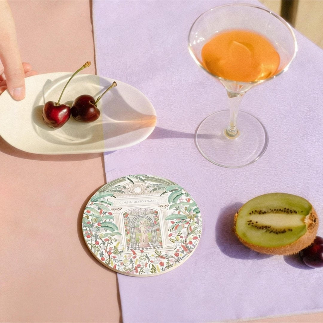 Venus Garden of Love Ceramic Coaster