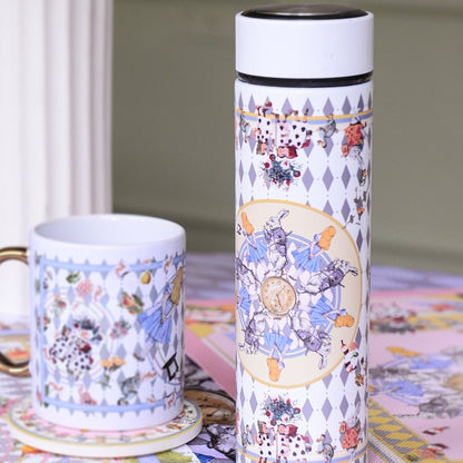 Wonderful Adventure Dream Blue Argyle Vacuum Bottle (500ml)