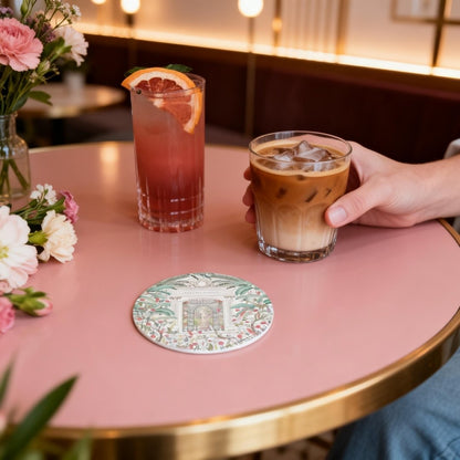 Venus Garden of Love Ceramic Coaster