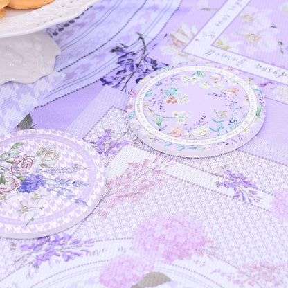 Secret Violet Garden Ceramic Coaster