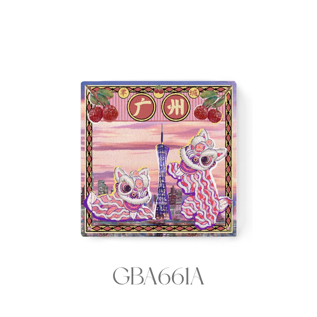 JDF X Guangzhou Bookstore Ceramic Fridge Magnet