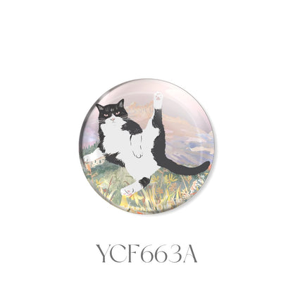 Cat Crystal Fridge Magnet