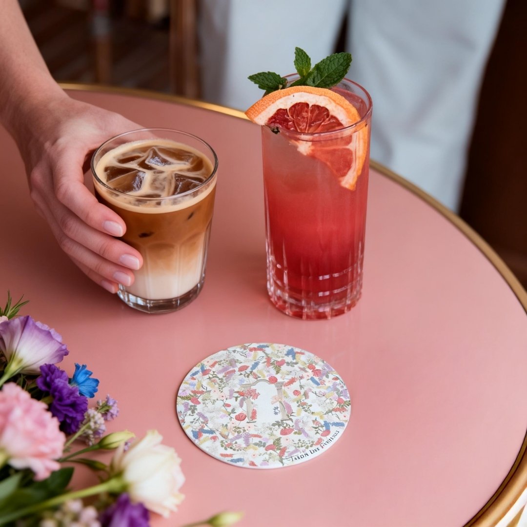 Venus Garden of Love Ceramic Coaster